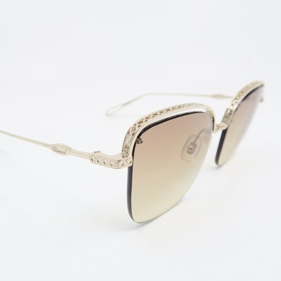 Chopard SCHD45S 300K 57 Gold/Gradient Titanium Square, New Women\'s Sunglasses. main image 6